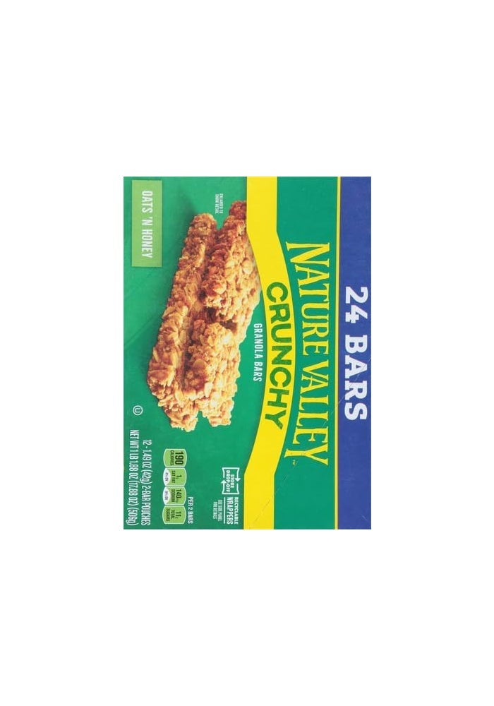 Nature Valley Crunchy Granola Bars, Oats 'n Honey, 17.88 oz, 24 Bars - Image 4
